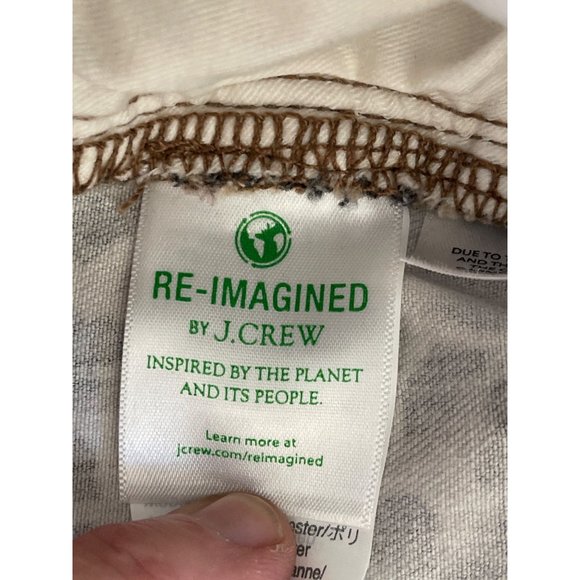 J Crew Animal Leopard Print 9" High Rise Skinny Jeans Button‎ Fly 27 28 NWOT - Picture 9 of 12